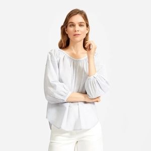 Everlane - The Ruched Air Blouse